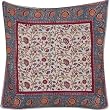 ShalinCraft Throw-Pillow-Covers Asian-Influence Indian-Style Cotton Block Print Square 30x30 Inches (jcb003b)