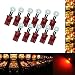 PA 10PCS #555 T10 1SMD Fold LED Wedge Pinball Machine Light Side View Bulb 6.3V (Red)