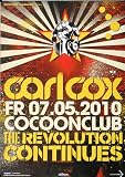 Poster - Carl Cox - Revolution 2010 - Konzert Plakat / Poster von Carl Cox