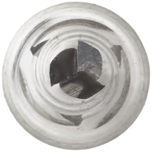 Niagara Cutter TCAM330 Miniature Carbide End Mill, Uncoated (Bright), 3 Flutes, 5 Degree Taper End