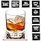 Set of 8 Premium Funny Coasters for Drinks- Large Size 4 inches Square - PLUS 2 Stainless Steel Ball Design Wine Bottle Stoppers - Bar Tools Collection by Prego Unlimited