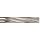 Alvord Polk 127-1 High-Speed Steel Chucking Reamer, Right Hand Spiral Flute, Round Shank, Uncoated Finish