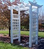 The Plantation Multi Width Tan Vinyl Arbor