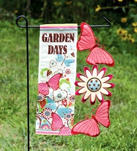 Garden Days Sculpted Artistic Blend Garden Size Flag