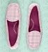 Info/Buy Secret Support Check Print Moccasin Slippers