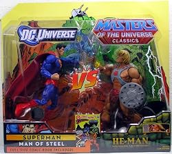DC Universe & Masters of the Universe Classics Exclusive Action Figure 2Pack Superman Vs. HeMan