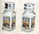 Salt and Pepper Shakers ~ Shell Basket  ~ code 538