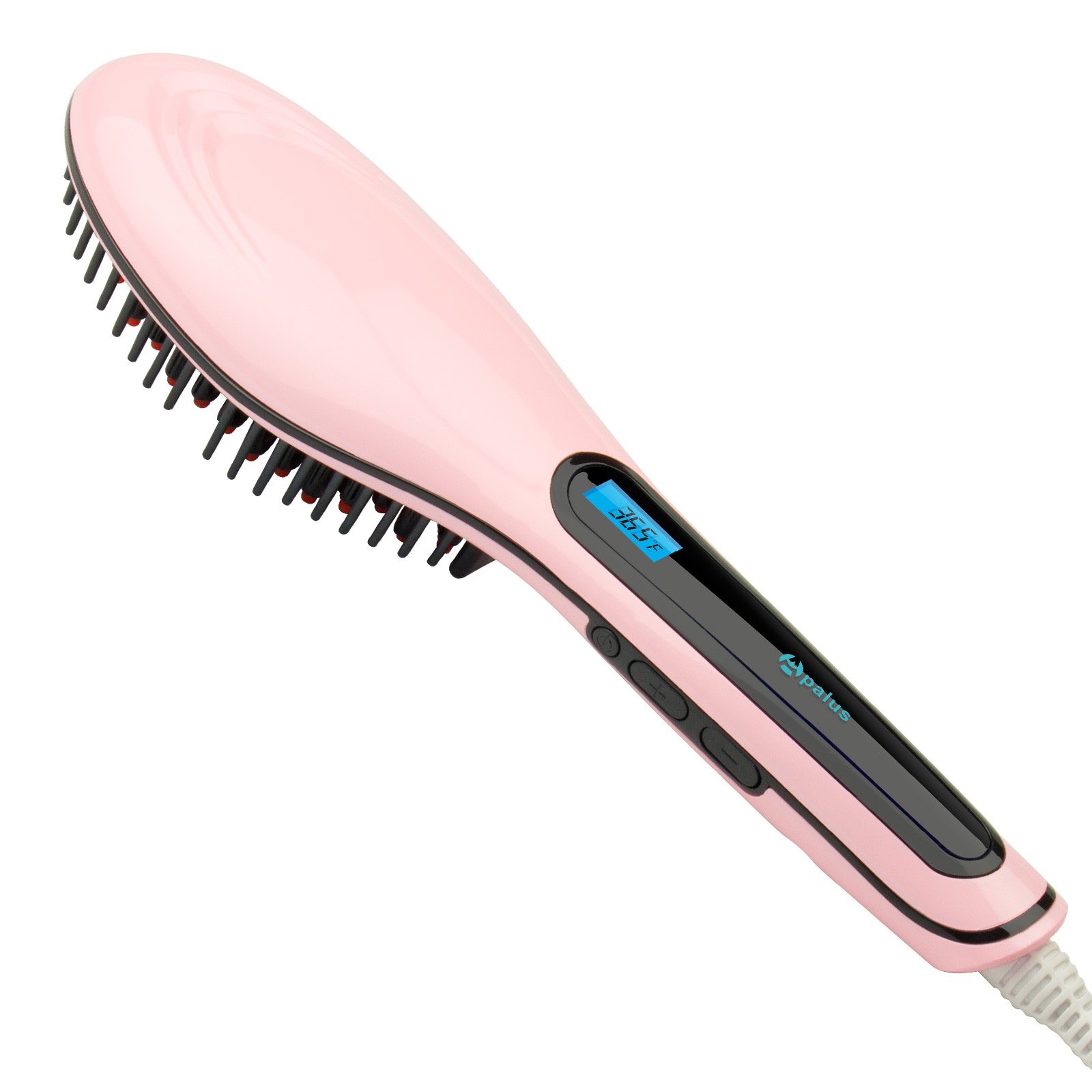 Best Straightener Thermal Pink Hair Brush Instant Straight Styling Must