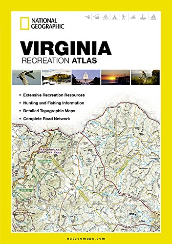 virginia national geographic map