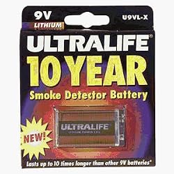 9V Lithium Size Battery Ultra Life U9VLFP