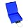 MMF Industries Mobile Security ICASE with Combination Lock, 9.92 x 1.5 x 5.91 Inches, Blue (2648338)