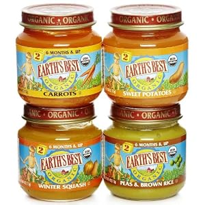 Earth's Best 2nd Vegetable Variety Pack, 4-Ounce Jars (Pack of 12)