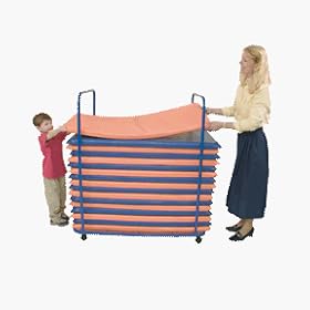 MAT BUGGY, HOLDS 22 2 REST MATS by CutieBeauty