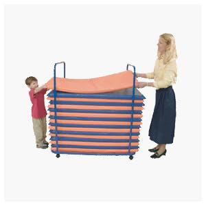 MAT BUGGY, HOLDS 22 2 REST MATS by
