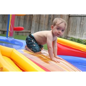 Intex 117-by-76-by-53-Inch Rainbow Ring Pool Play Center