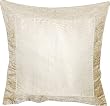 Pillow Cases Throw-Pillow-Covers Asian-Influence Indian-Style Silk Square 16x16 Inches(bcbr207)