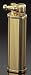 Premium butane cigar and cigarette lighter with flint ignitionGold plated finish with vertical engine-turned stripesStandard butane flame for cigarettes and cigarsSlim profile