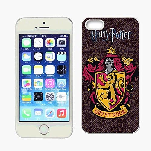 CHPT Phone Case,Harry Potter Series,Gryffindor Crest Phone Case,Hard Plastic Phone Case Cover Shell For iPhone 5 & iPhone 5s