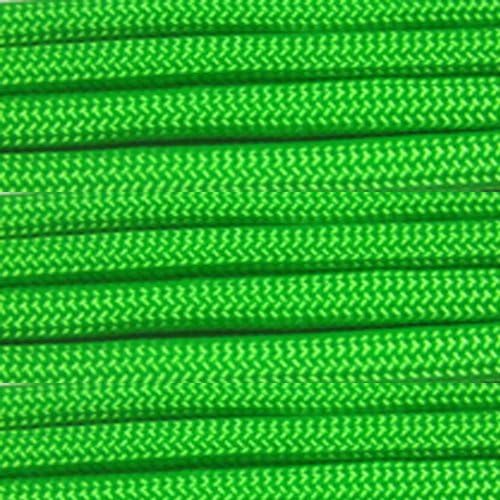 Paracord Planet Nylon 550lb Type III 7 Strand Paracord Made in the U.S.A. -Neon Green -