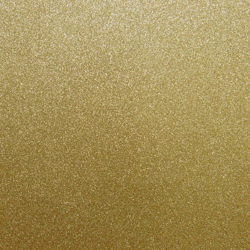 Best Creation 12-Inch by 12-Inch Glitter Cardstock, Champagne