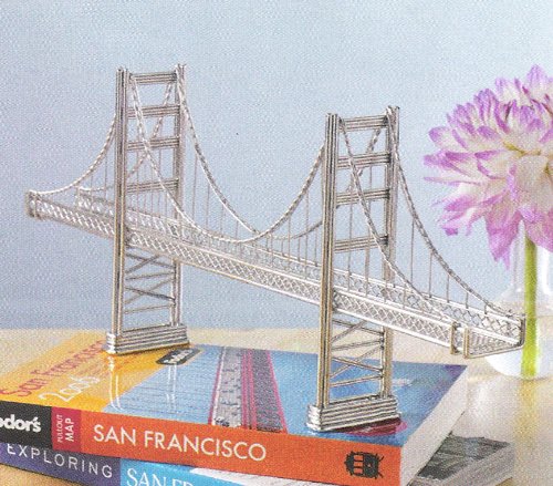 Golden Gate Bridge Architectural Wire Sculpture 