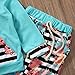 Baby Girl 2pcs Set Outfit Flower Print Hoodies with Pocket Top+Striped Long Pants