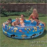 Kid's Inflatable Aquarium Fish Kiddie Swimming Pool