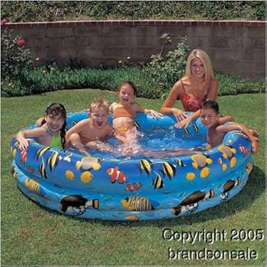Kids Inflatable Aquarium Fish Kiddie Swimming Pool