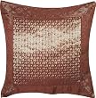 ShalinCraft Throw Pillow Covers in Silk from India 16x16 inches (bcbr210)