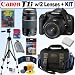 Canon EOS Rebel T1i 15.1 MP CMOS Digital SLR Camera with EF-S 18-55mm f/3.5-5.6 IS Lens & EF 75-300mm f/4-5.6 III Telephoto Zoom Lens + 8GB Deluxe Accessory Kit