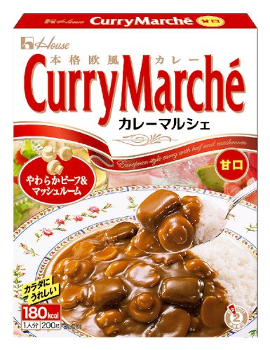 カレーマルシェ ビーフ&マッシュルーム 甘口 200g