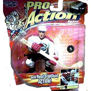 Joe Sakic Action Figure of the Colorado Avalanche with Real Slapshot Action! - Starting... by 