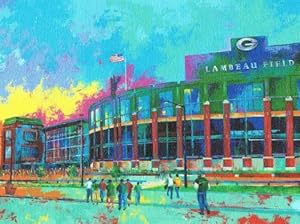 Al Sorenson Art Lambeau Field Artist Paper 16X20