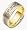 Designer 14 Karat Two-Tone Gold Comfort Fit Greek Key Wedding Band - 6.25