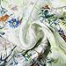 Cocobla Womens V-neck Floral Print Shirt Blouse Short Sleeve Tops