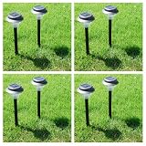 Super Bright Long Life Wireless Plastic Garden Solar Light- GL96 (8 PCS)