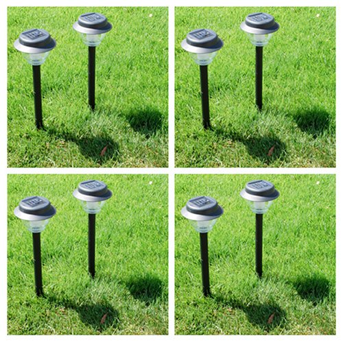 Super Bright Long Life Wireless Plastic Garden Solar Light- GL96 (8 PCS)