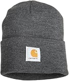 Carhartt Warm Acryl Watch Hat Logo Beanie M�tze dkl.grau