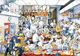 Heye 29130 - Dreieckspuzzles Bon appetit, Roger Blachon, 1500 Teile