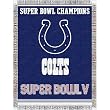 Indianapolis Colts NFL Super Bowl Commemorative Woven Tapestry Throw (48x60")"