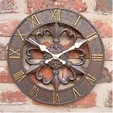 Outdoor Fleur De Lys Clock (DS1065)