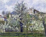 The Vegetable Garden 1877 art print by Camille Pissarro