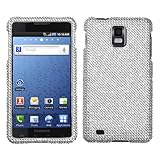 Rhinestones Protector Case for Samsung Infuse 4G i997, Clear Full Diamond