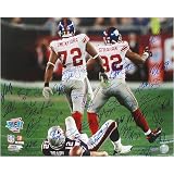 New York Giants 2007 Team Signed - Osi and Strahan - Limited Edition Autographed 16x20 Photograph with 34 Signatures