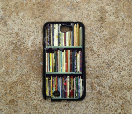 Galaxy Note 3 Case, Bookshlef Geeky Galaxy Note Cases, Cool Unique Rubber Protective Samsung Note 3 Case