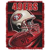 NFL San Francisco 49ers 48-Inch-by-60-Inch Jacquard Acrylic Throw