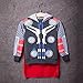 Sopher® Kids Idol Superhero Series Marvel's The Avengers Cotton Full Zip Hoodie
