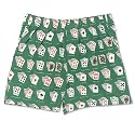 Poker Boxer Shorts for Men - Poker hands printed on a green background
