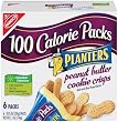 100 Calorie Packs Planters Peanut Butter Cookie Crisps, 6-Count Packs (Pack of 6)