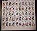 US State Birds and Flowers Full Sheet of Fifty 20 Cent Stamps Scott 1953-2002